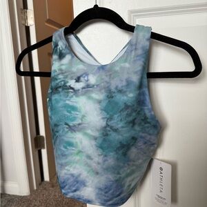 NWT Athleta Women's Conscious Crop  Tie-Dye Tank Top